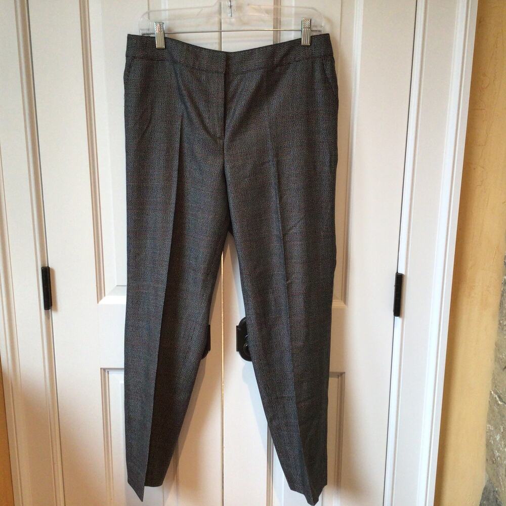 St. John Gray Straight Leg Pants